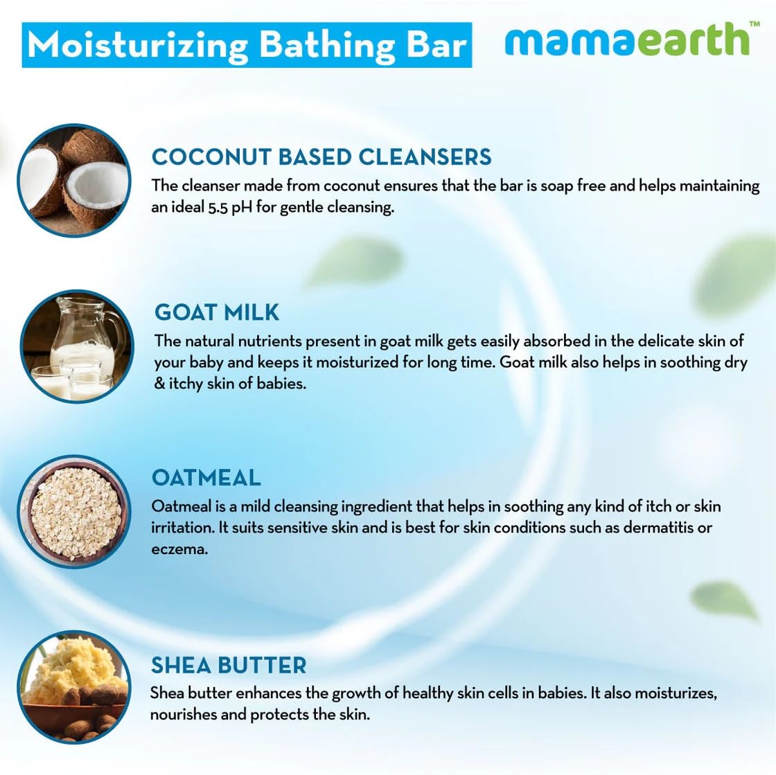Mamaearth Moisturizing Bathing Bar For Babies