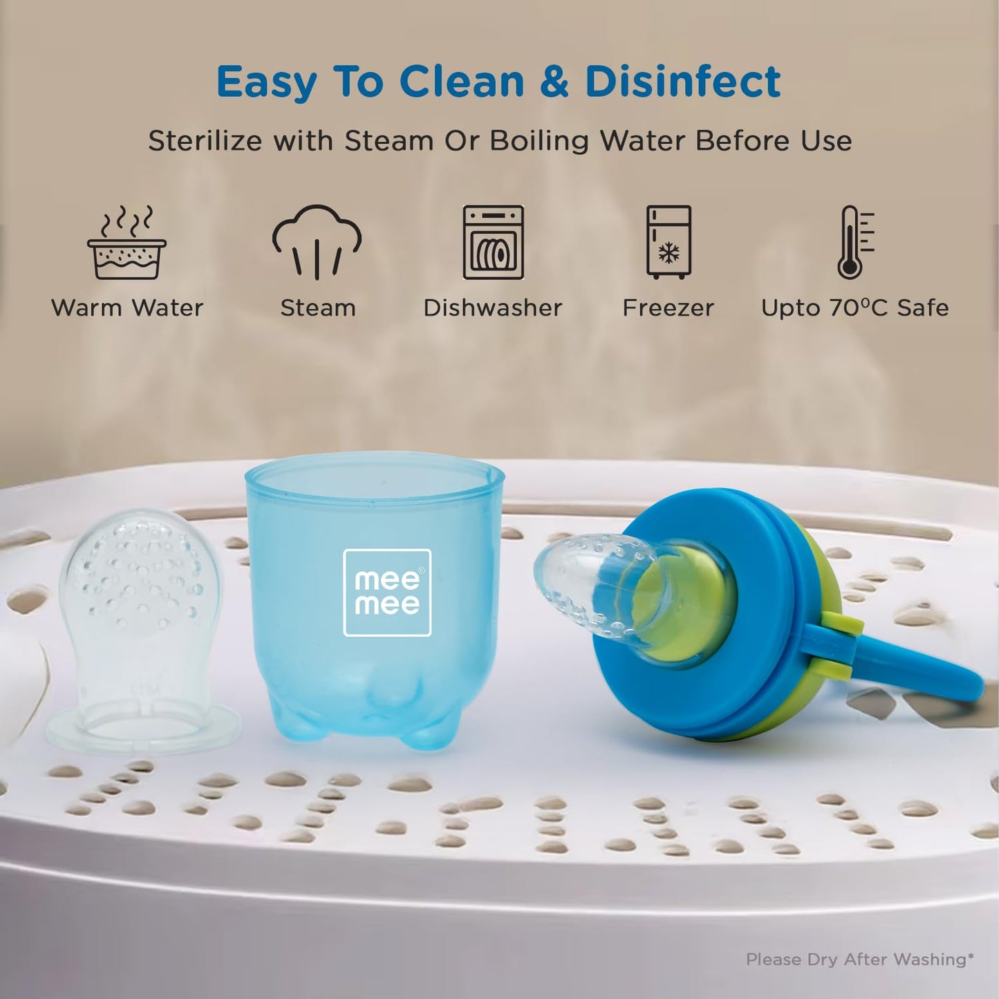Mee Mee Fruit & Food Nutritional Feeder With Silicone Sack