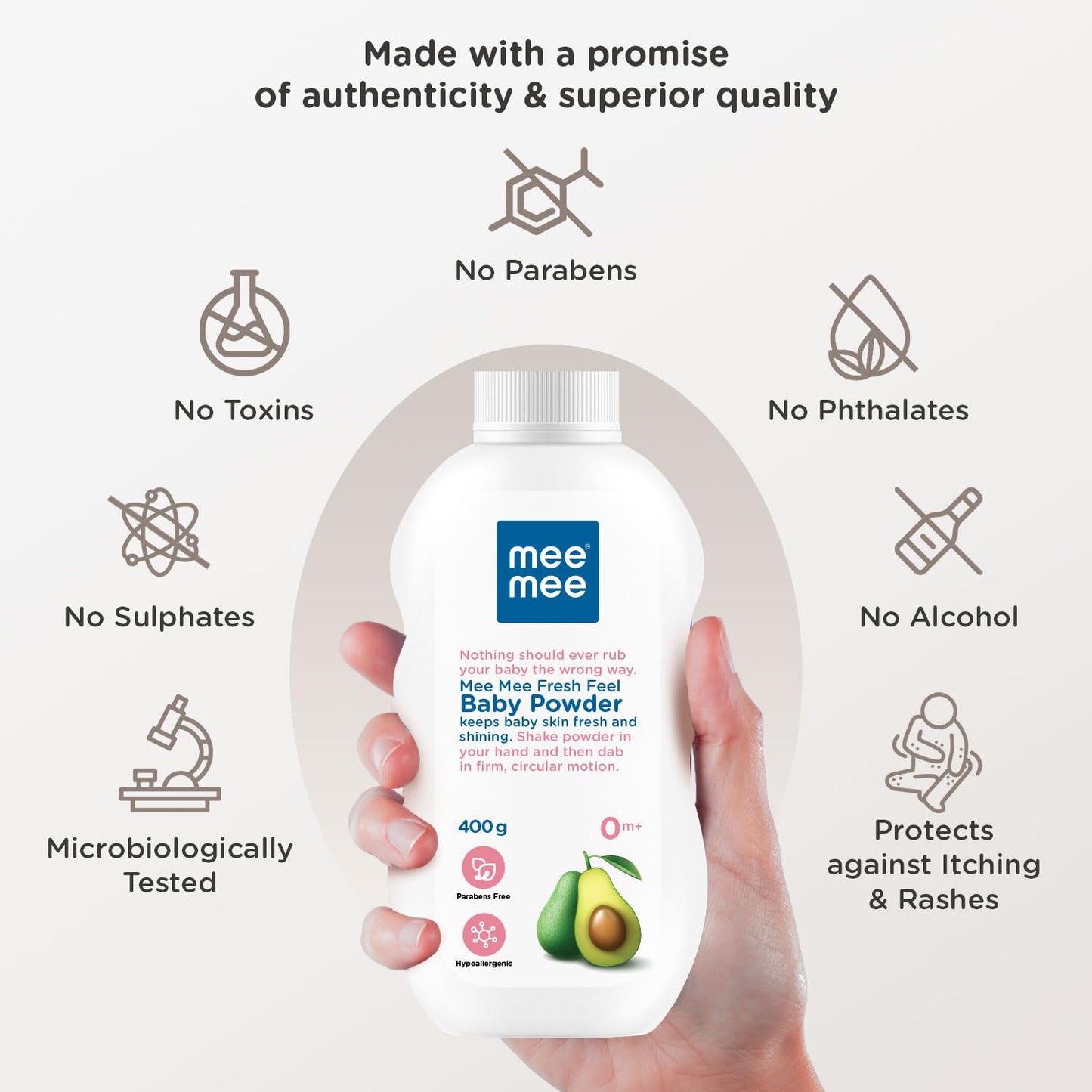 Mee Mee Fresh Feel Baby Powder