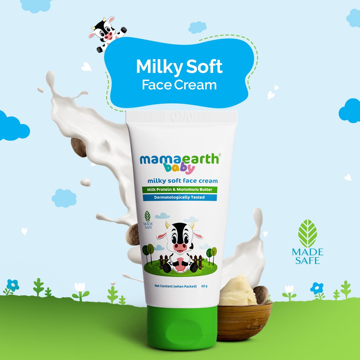Mamaearth Milky Soft Natural Baby Face Cream