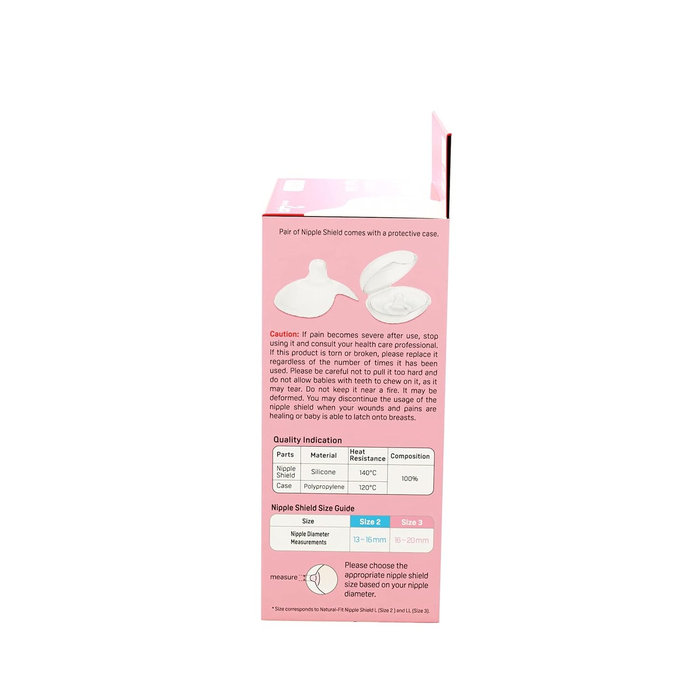 Pigeon Natural Feel Nipple Shield 2pcs Size 2