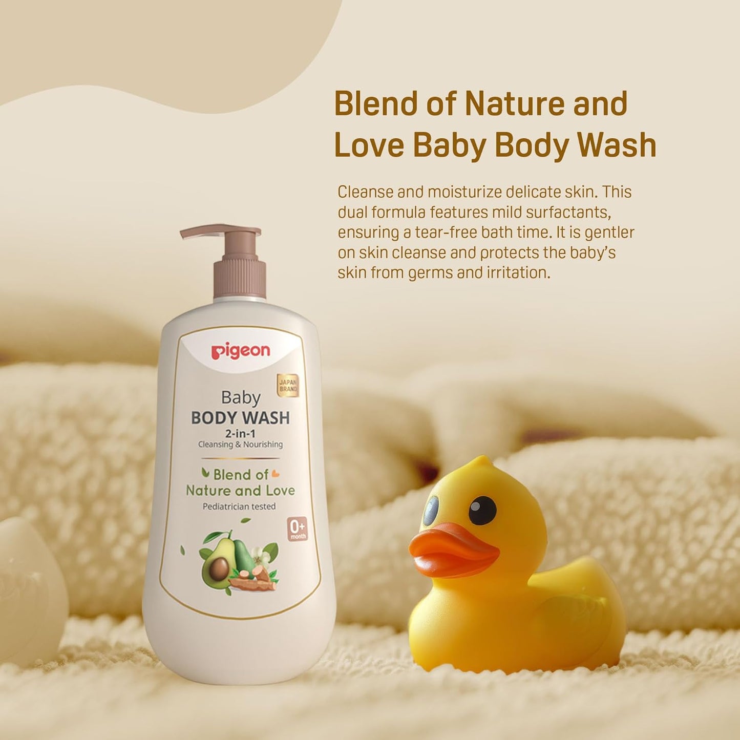 Pigeon Baby Body Wash 2-in1 Cleaning & Nourishing