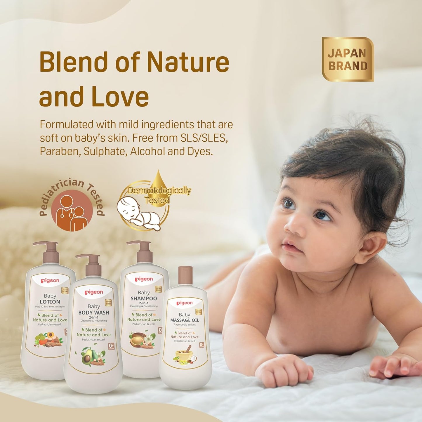 Pigeon Baby Body Wash 2-in1 Cleaning & Nourishing