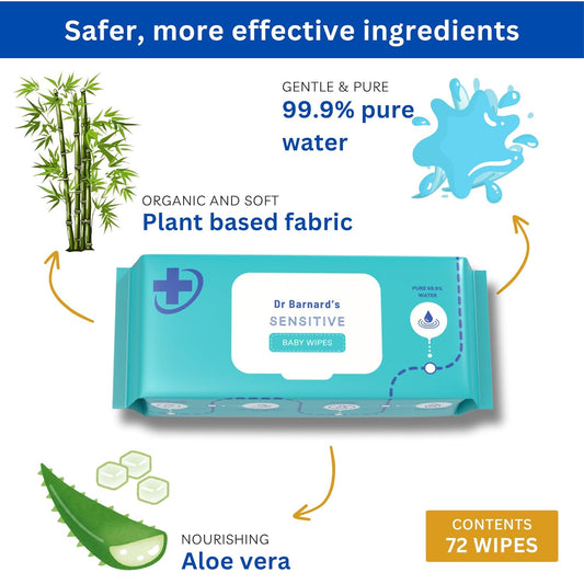 Dr Barnard's Sensitive Baby Wipes