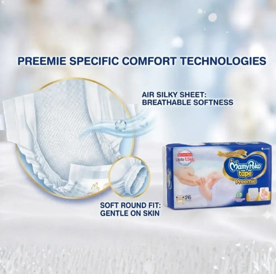 MammyPoko Pants Up to 1.5 kg (Pre-Mature Size)