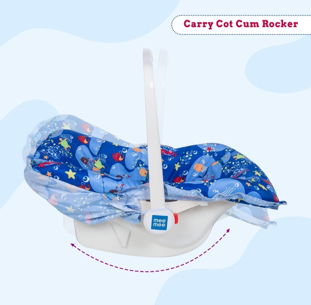 Mee Mee 5-in-1 Baby Carry Cot | Rocker, Recliner, Feeding Chair, Baby Chair & Carrier