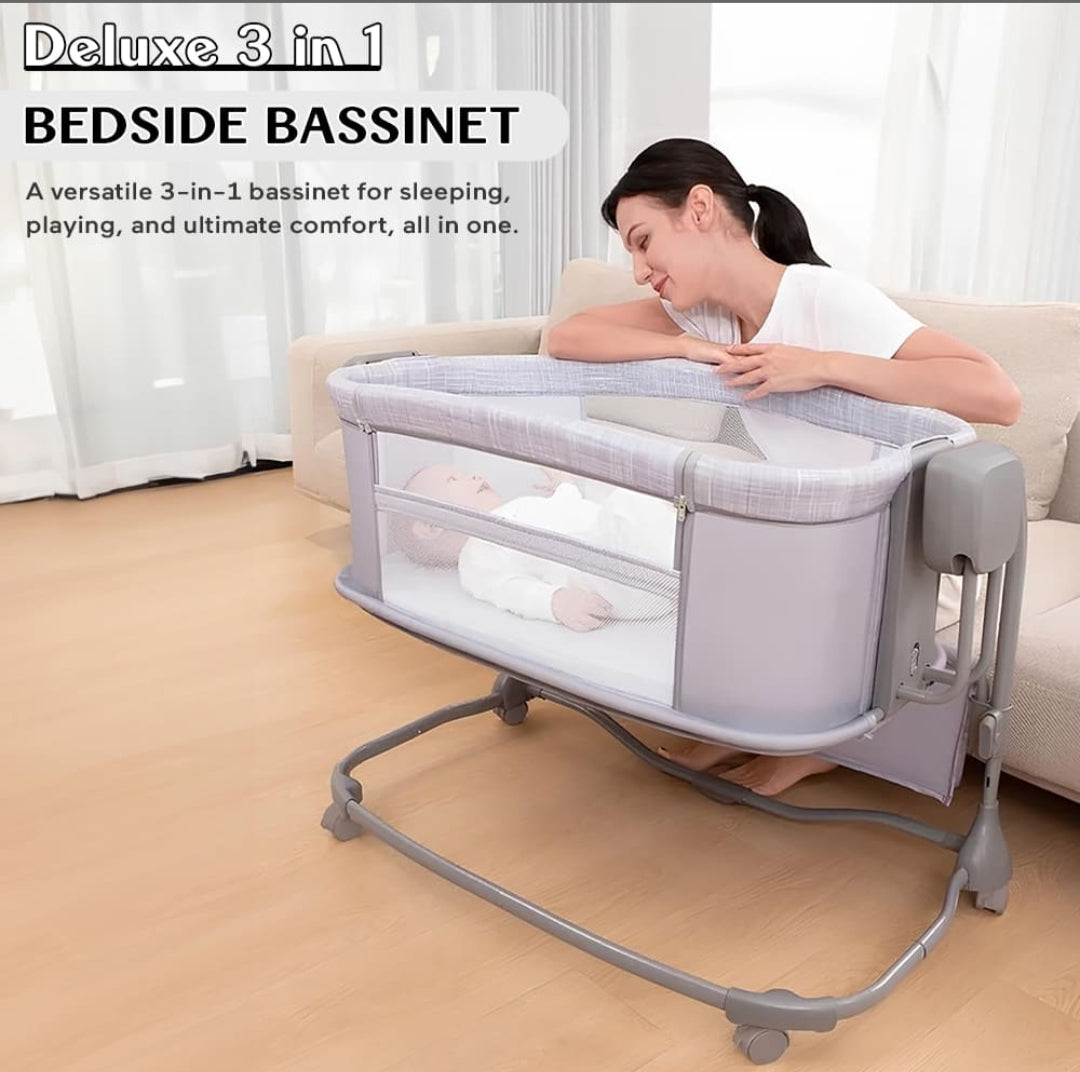 Mastela Deluxe 3-in-1 Bedside Bassinet