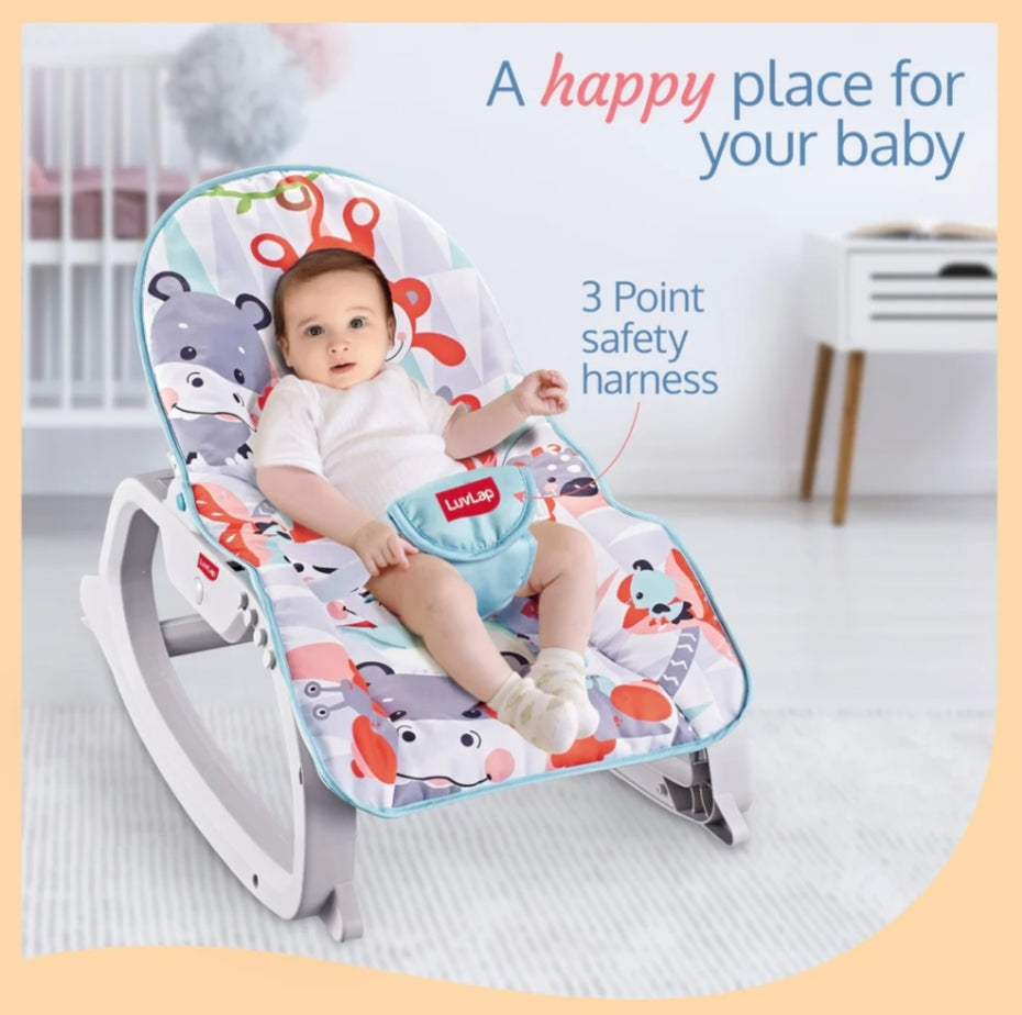 Luvlap Animal Kingdom 3-In-1 Rocker