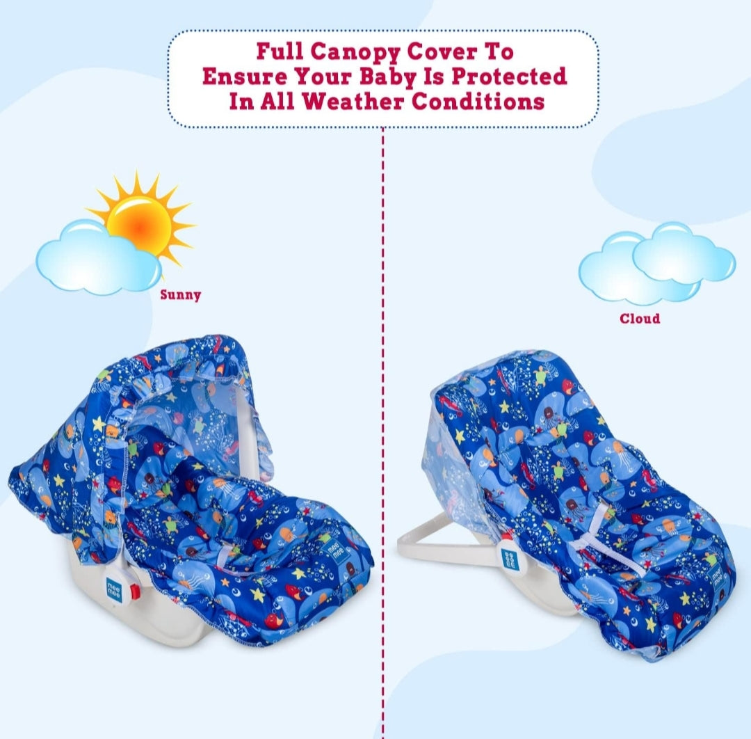 Mee Mee 5-in-1 Baby Carry Cot | Rocker, Recliner, Feeding Chair, Baby Chair & Carrier