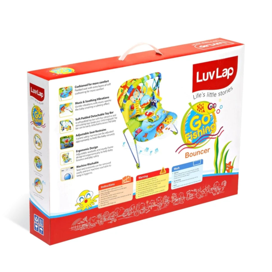 Luvlap Go Fishing Baby Bouncer