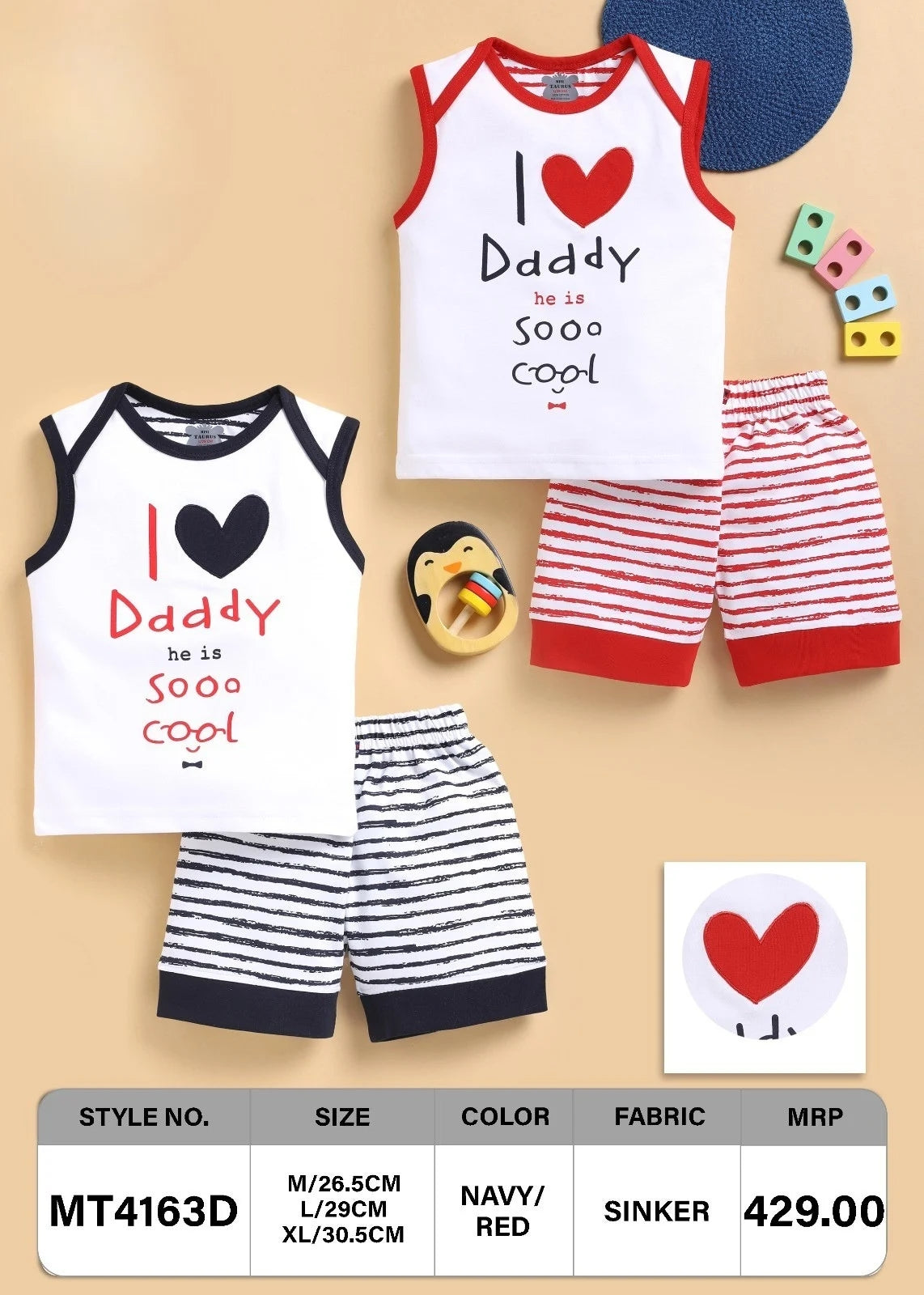 Baby T-shirt Necker Sets