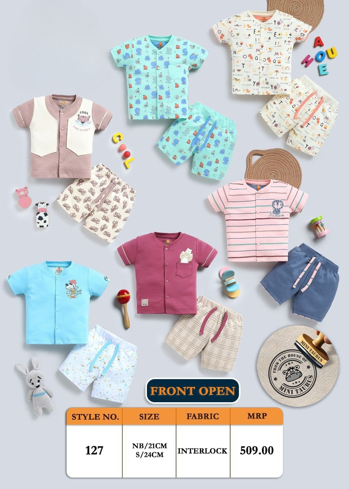 Baby T-shirt Necker Sets