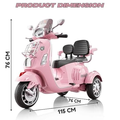 Vespa Scooter Double Seater For Kids