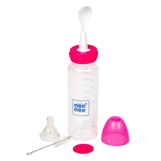 Mee Mee Feeding Bottle With Spoon 250ml