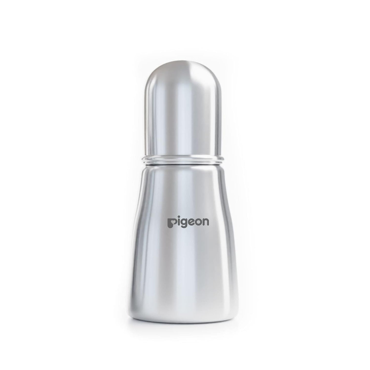 Pigeon Flexible Stainless Steel Feeding Bottle 150ml Om+