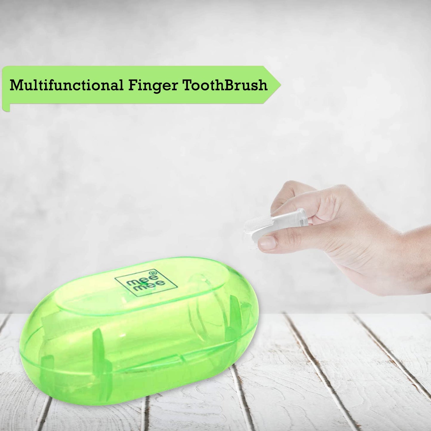 Mee Mee Unique  Tooth & Gum Cleaning  Finger Brush