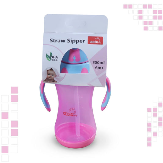 Apple Straw Sipper Cup