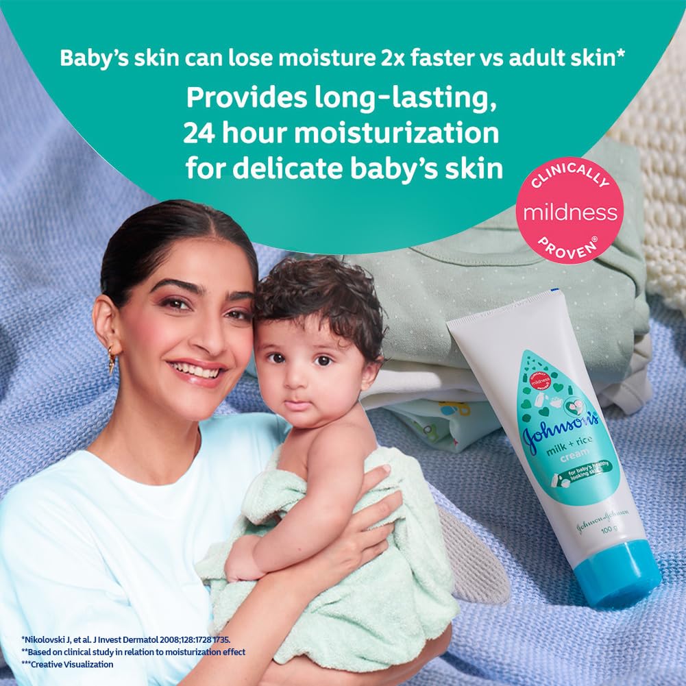Johnson's Baby Milk +Rice Cream