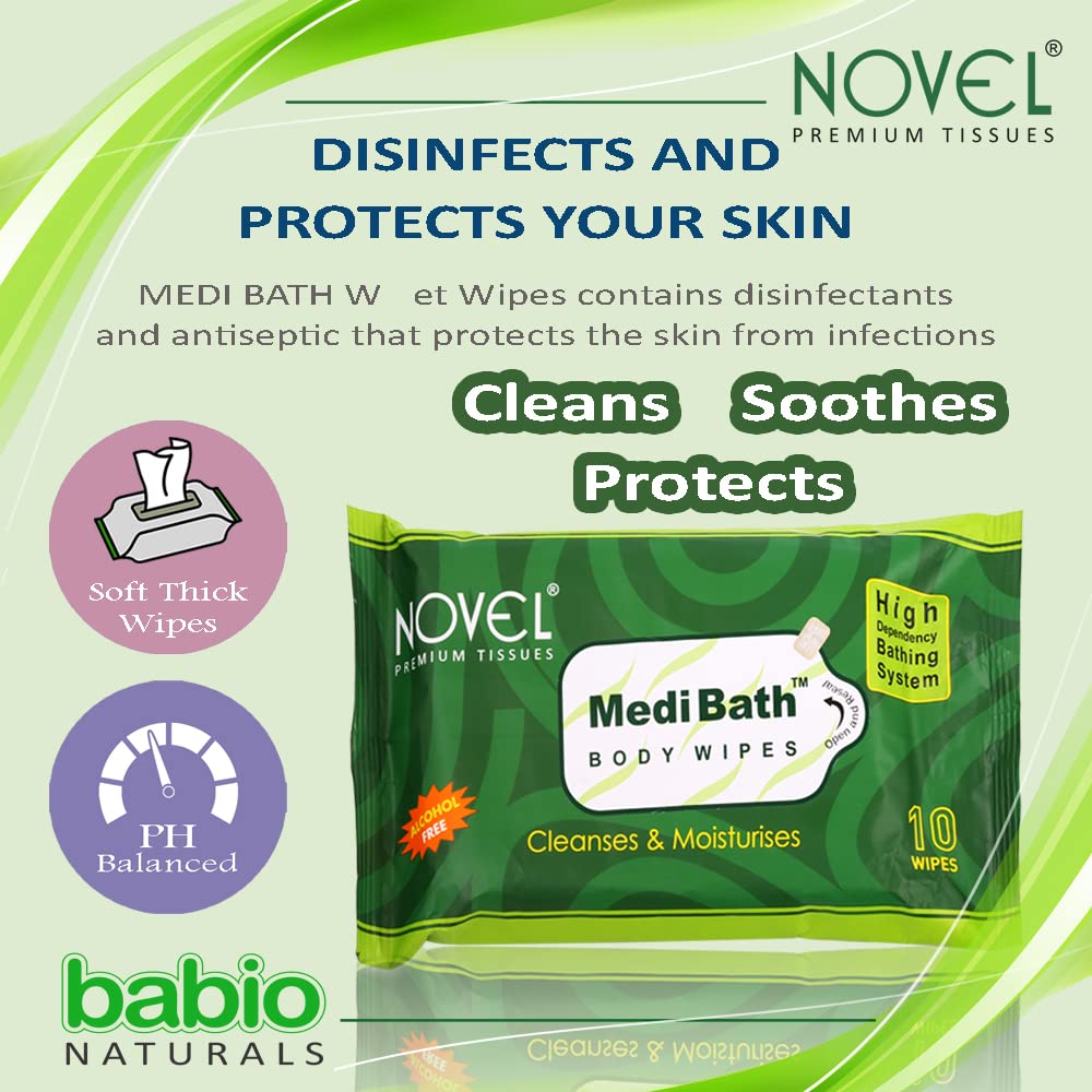 Novel Medi Bath Wipes