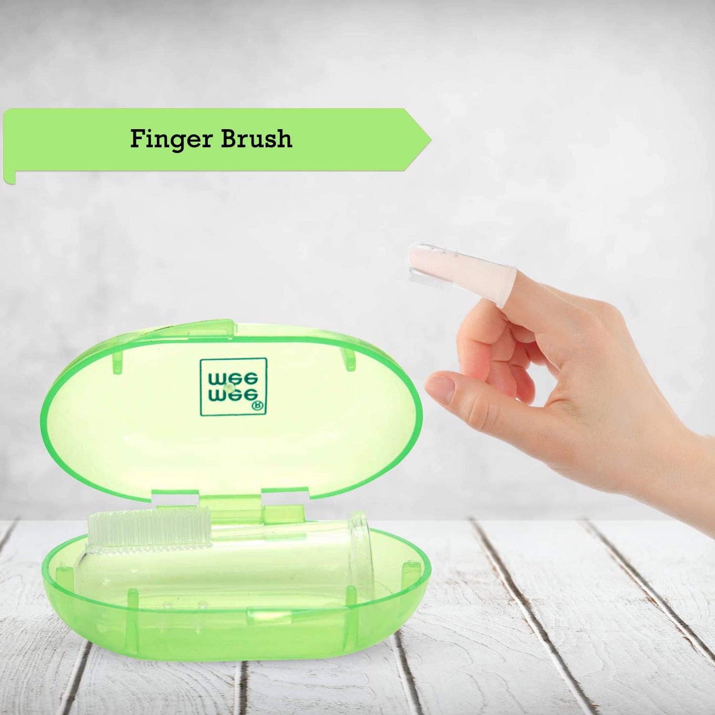 Mee Mee Unique  Tooth & Gum Cleaning  Finger Brush