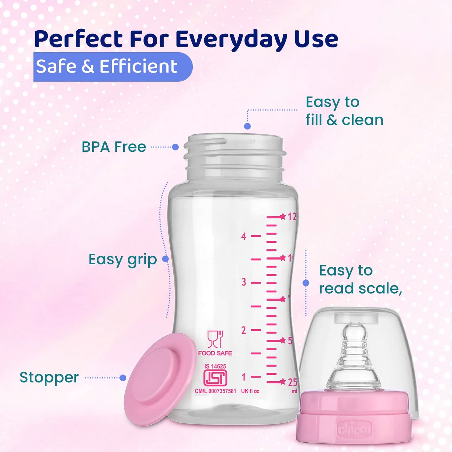 Chicco Feed Easy Anti -Colic Bottle 125ml