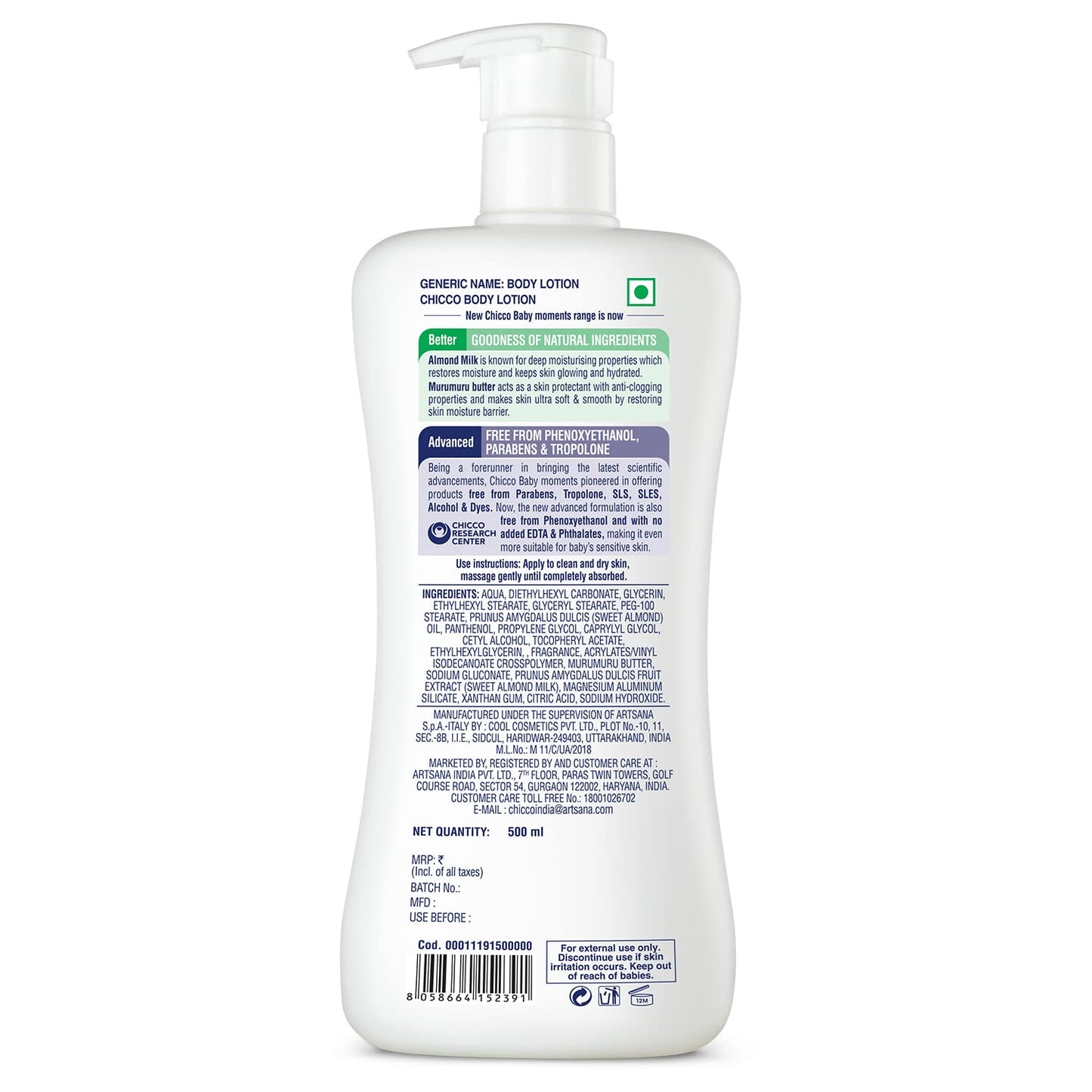 Chicco Baby Lotion