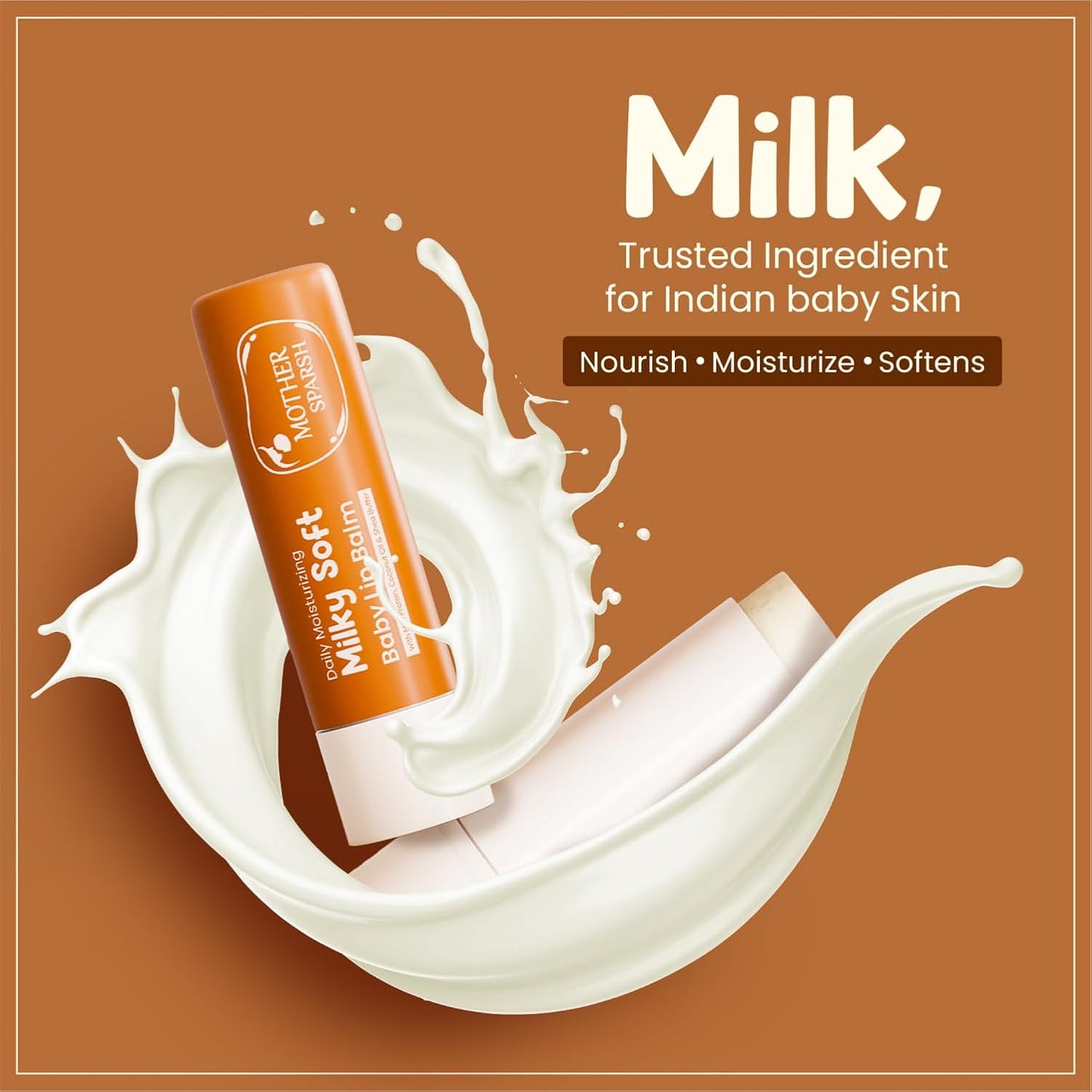 Mother Sparsh Milky Soft Baby Lip Balm