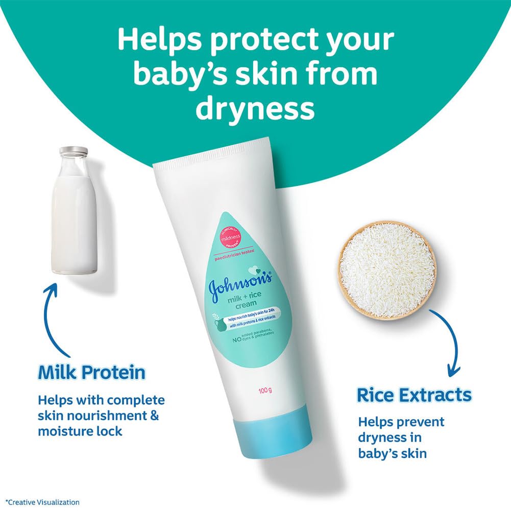 Johnson's Baby Milk +Rice Cream
