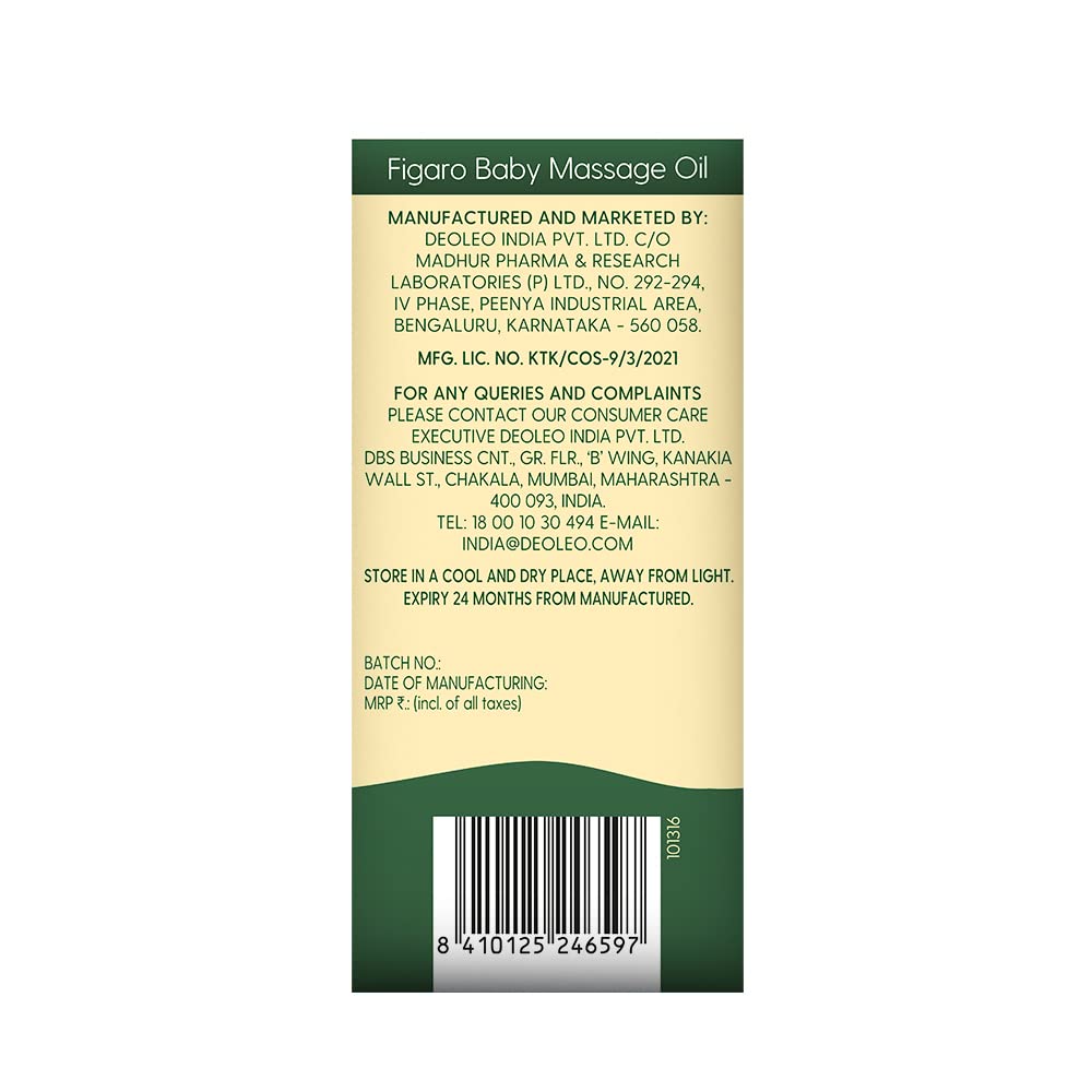Figaro Baby Massage Oil