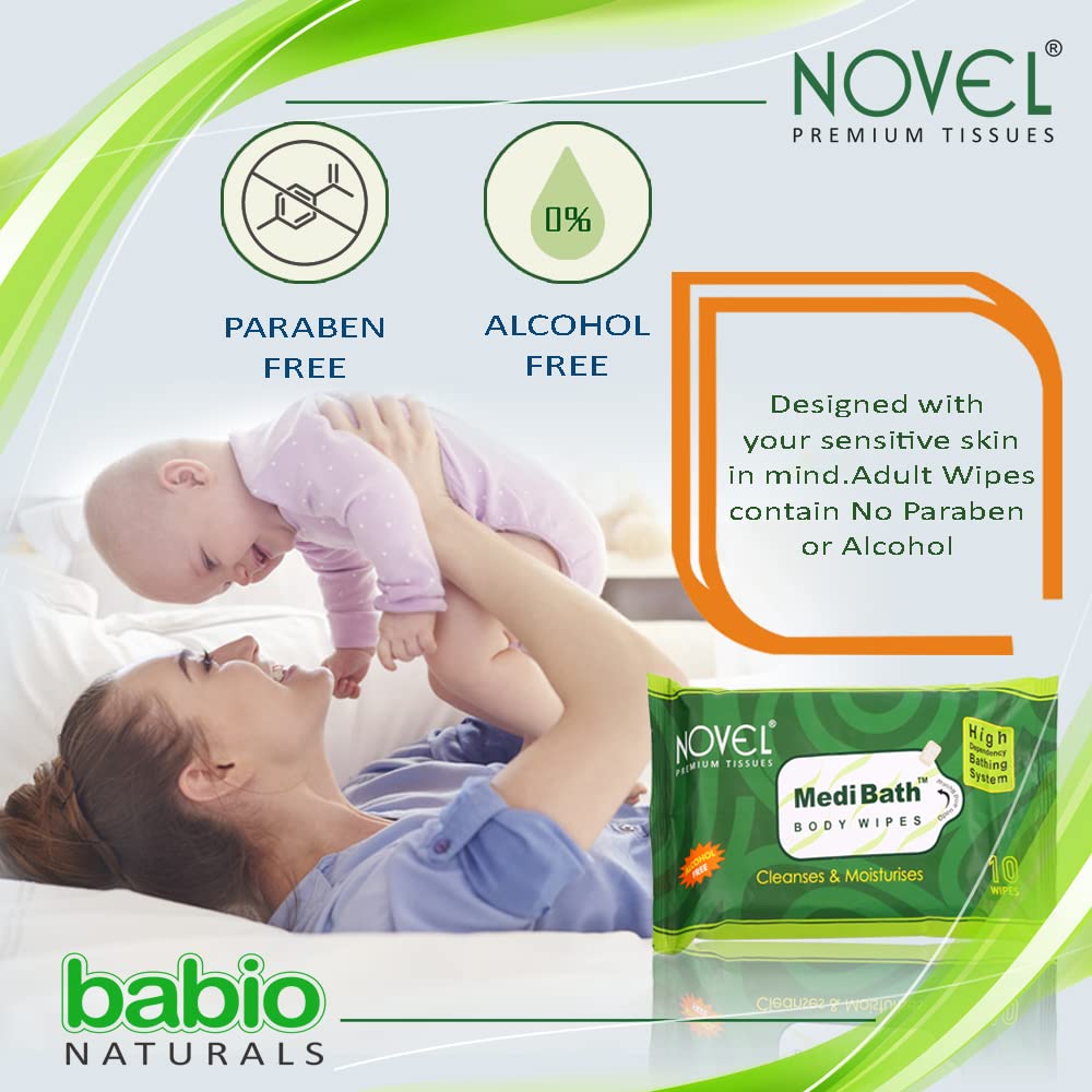 Novel Medi Bath Wipes