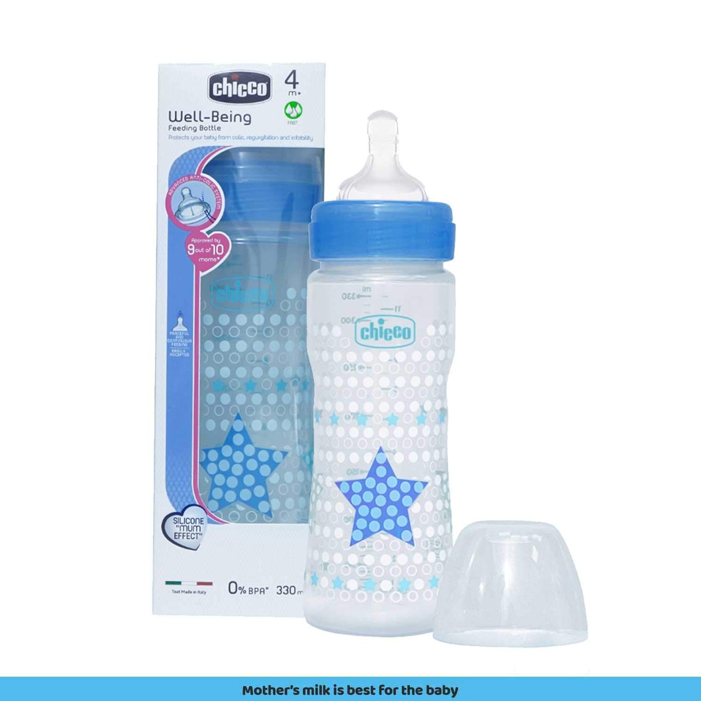 Chicco Well-Being Feeding Bottle 330ml