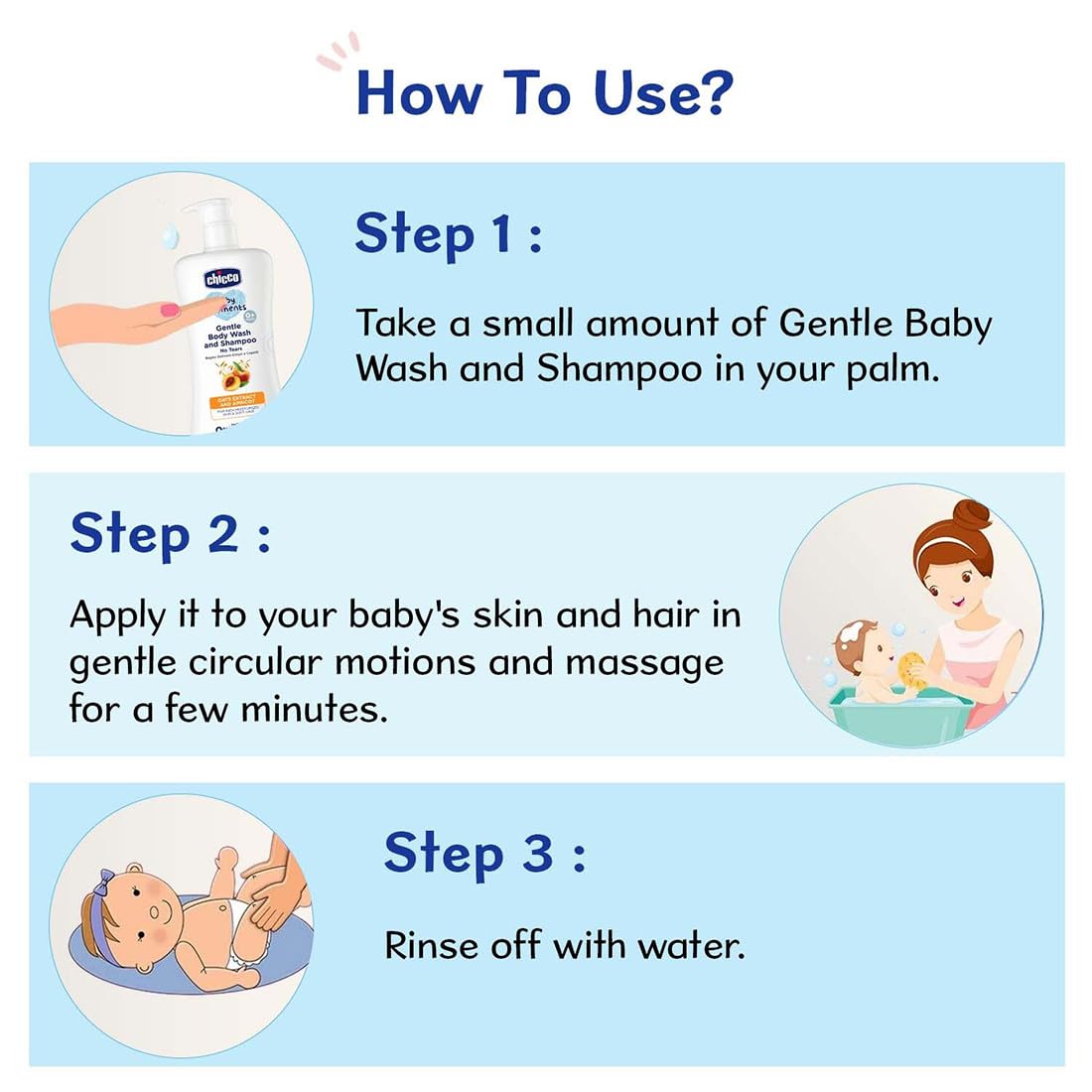 Chicco Baby Gentle Wash And Shampoo