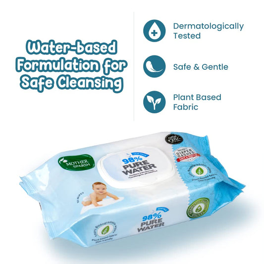 Mother Sparsh Pure Water Wipes