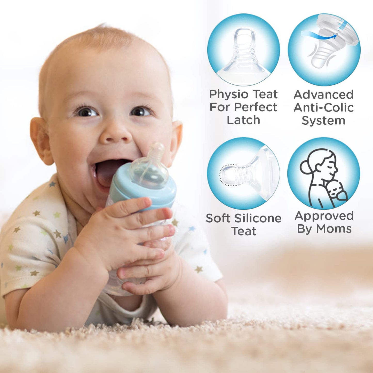Mee Mee Premium Baby Feeding Bottle 125ml