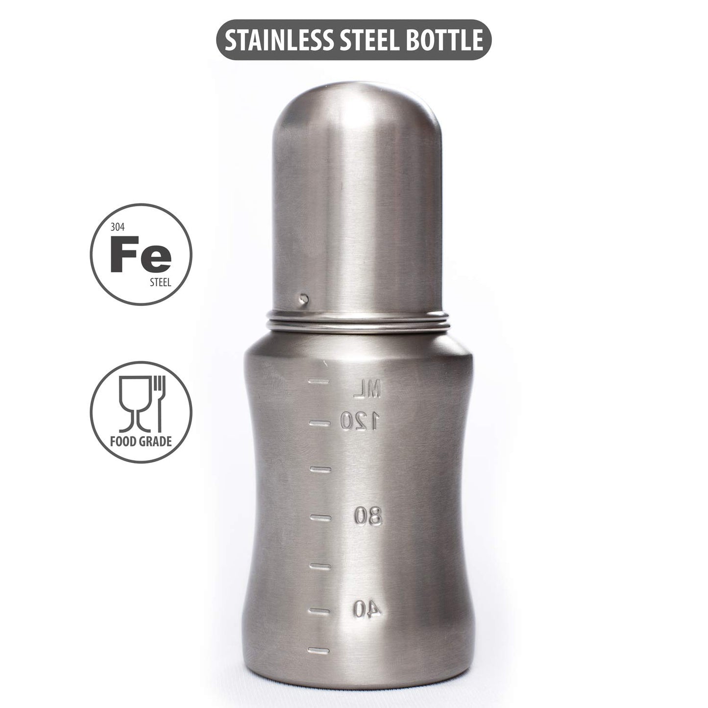 Hello Baby  Wonder SS Feeding Bottle 140ml