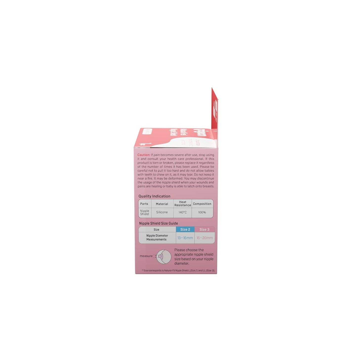 Pigeon Natural Feel Nipple Shield Size 2