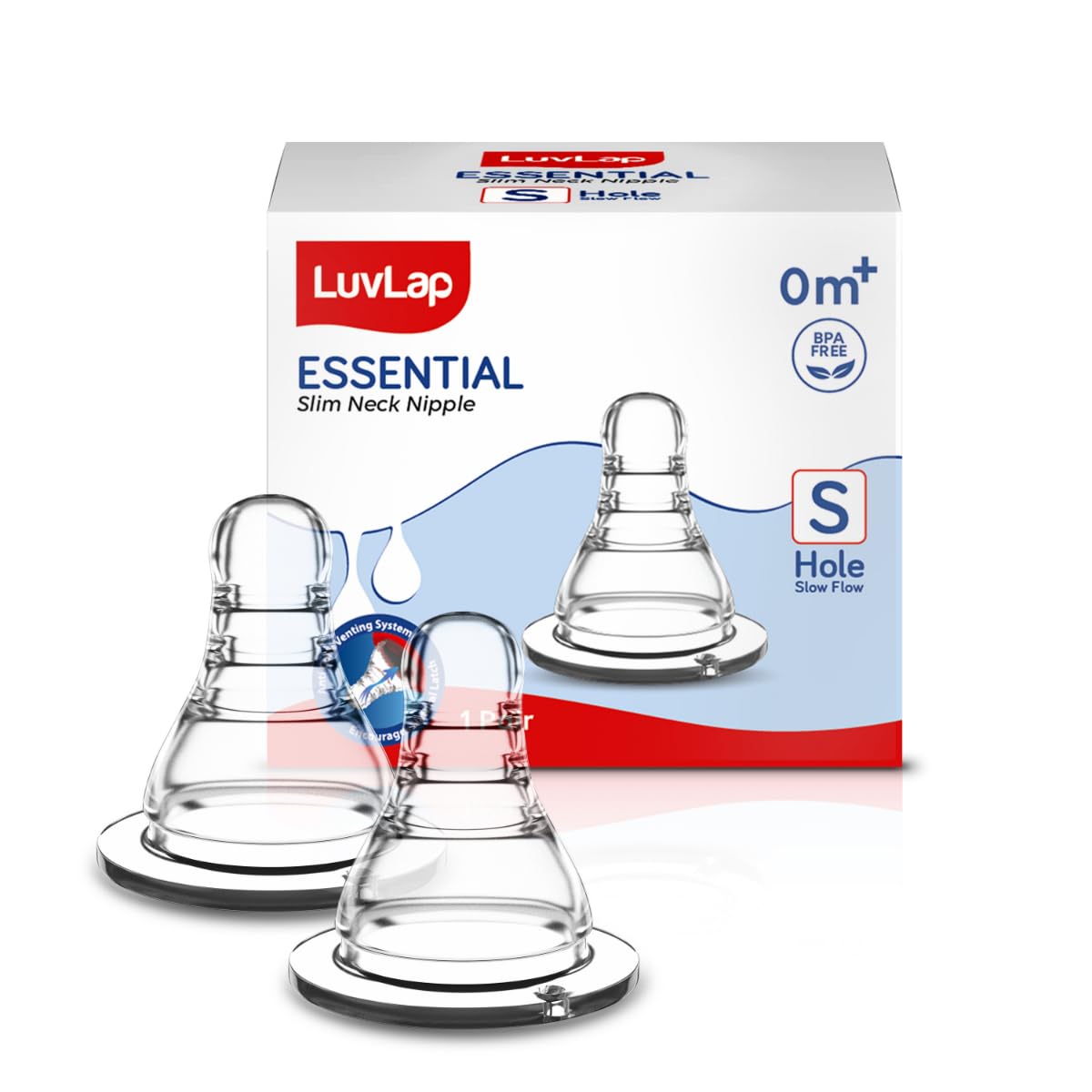 LuvLap Essential Nipple Om+