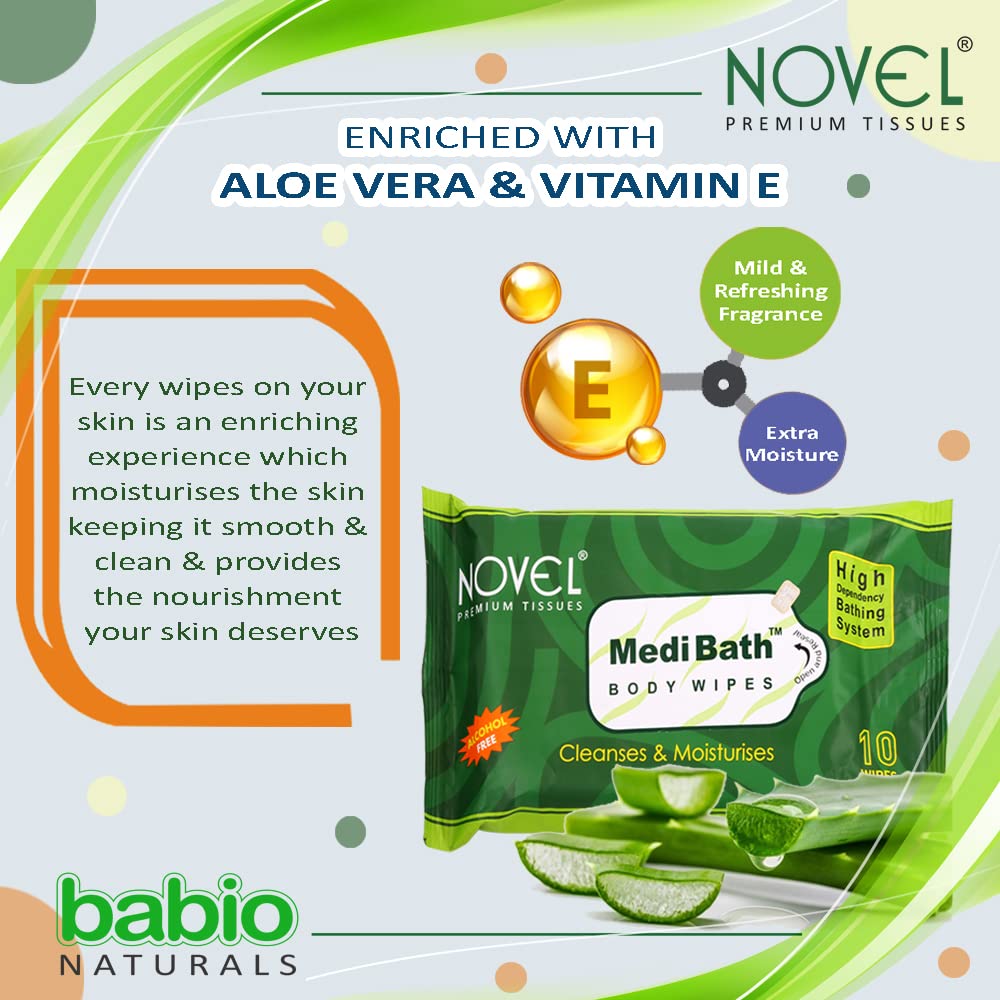 Novel Medi Bath Wipes