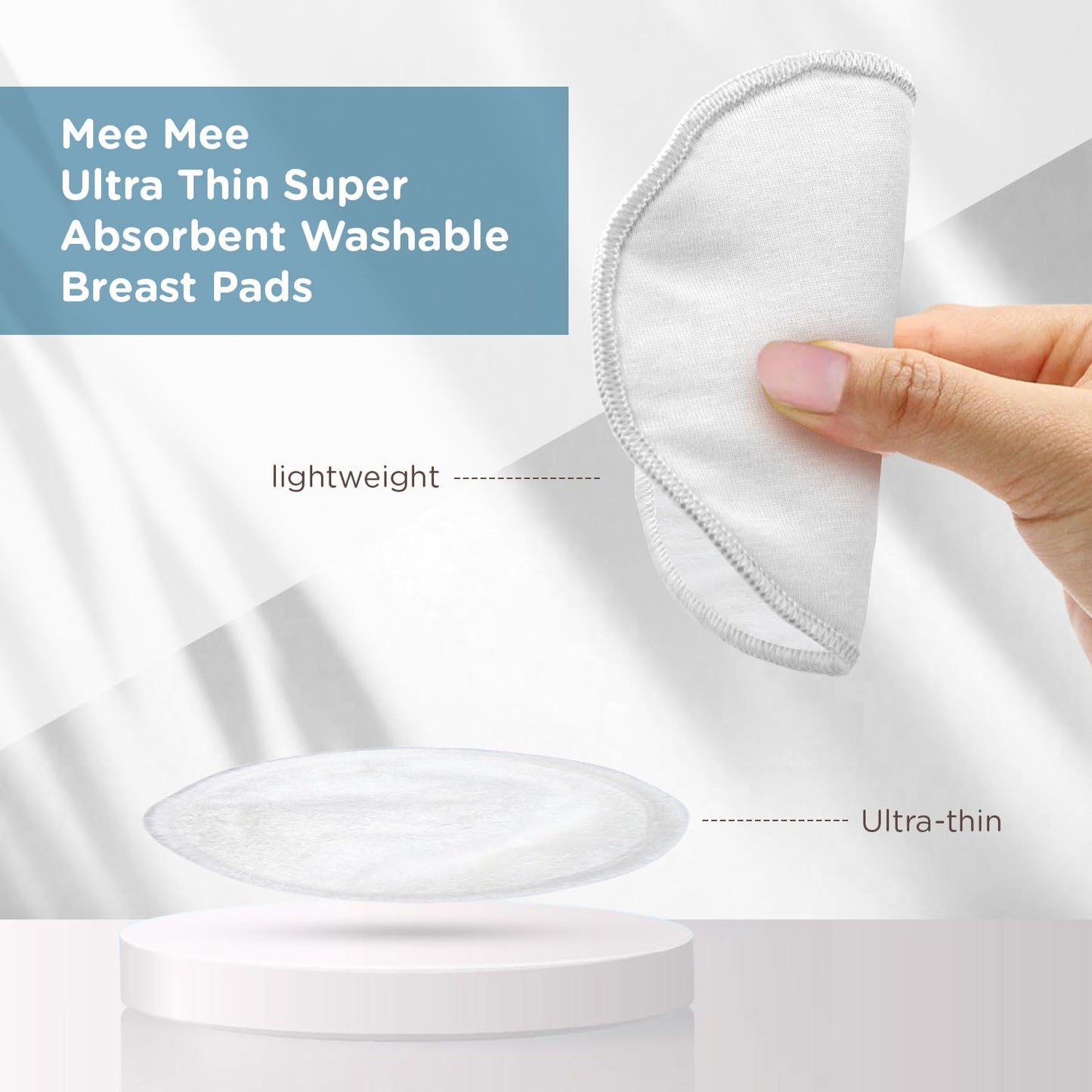 Mee Mee Washable Cotton Maternity Breast Pads