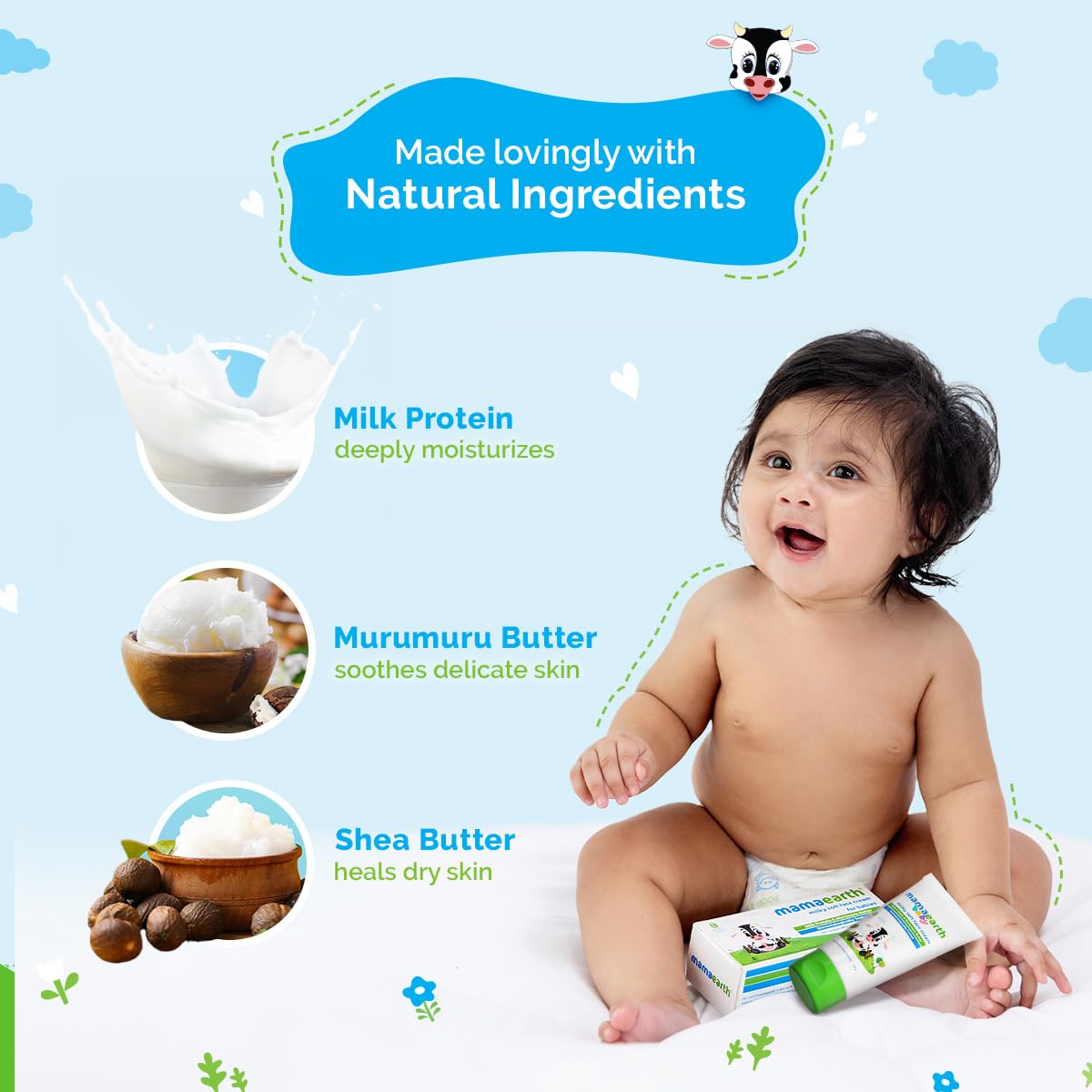 Mamaearth Milky Soft Natural Baby Face Cream
