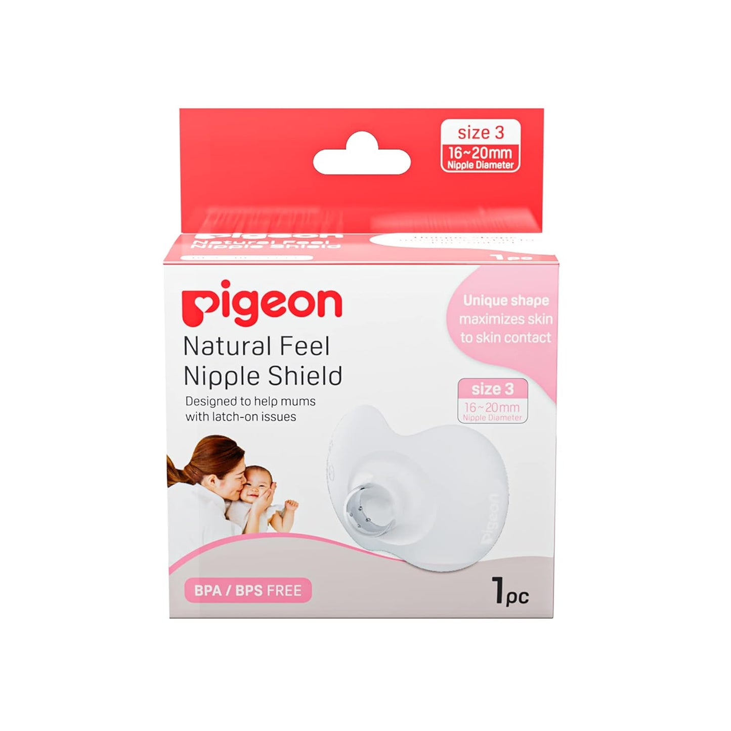Pigeon Natural Feel Nipple Shield Size 2