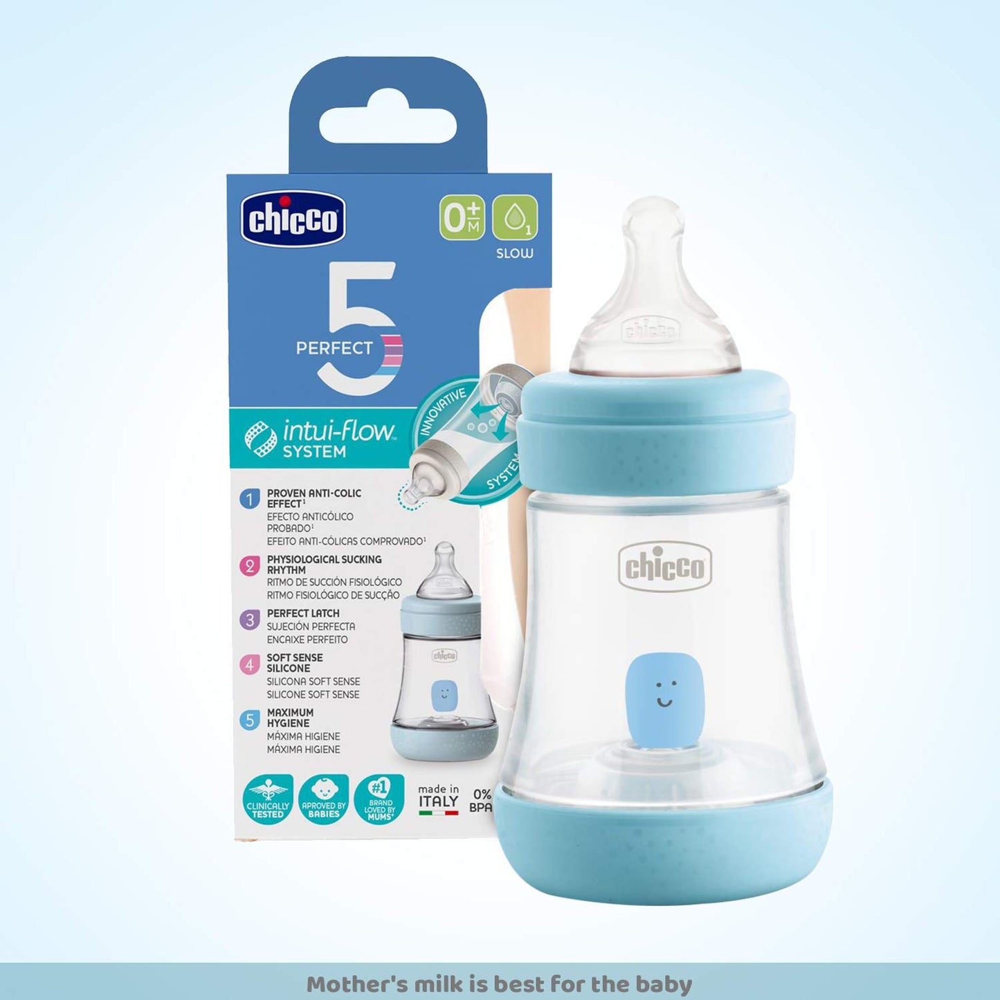 Chicco Perfect 5 Feeding Bottle 150ml