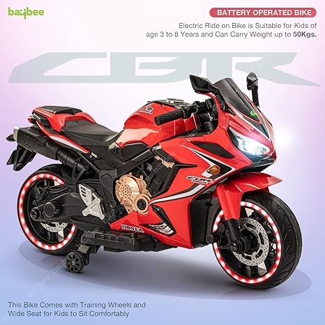 CBR Battery Operated Bike for 2-6 Years