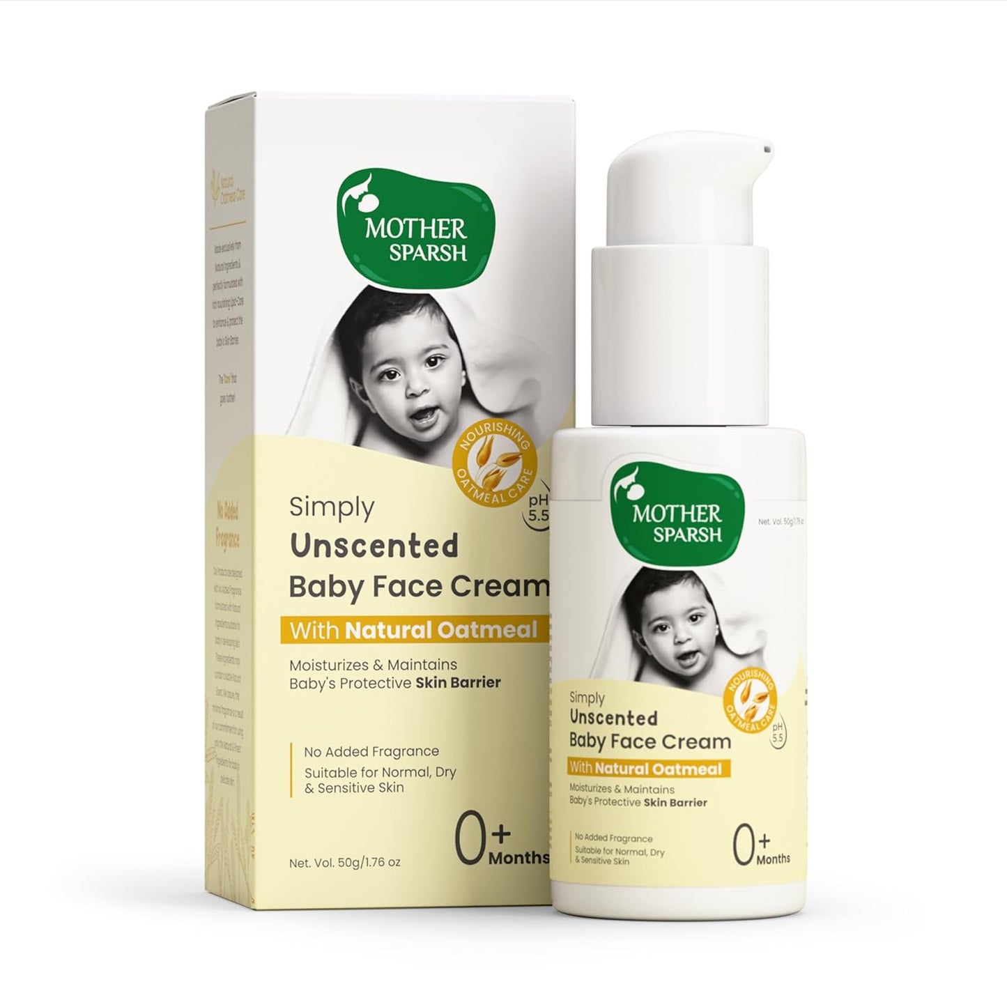 Mother Sparsh Unscented Baby Face Cream