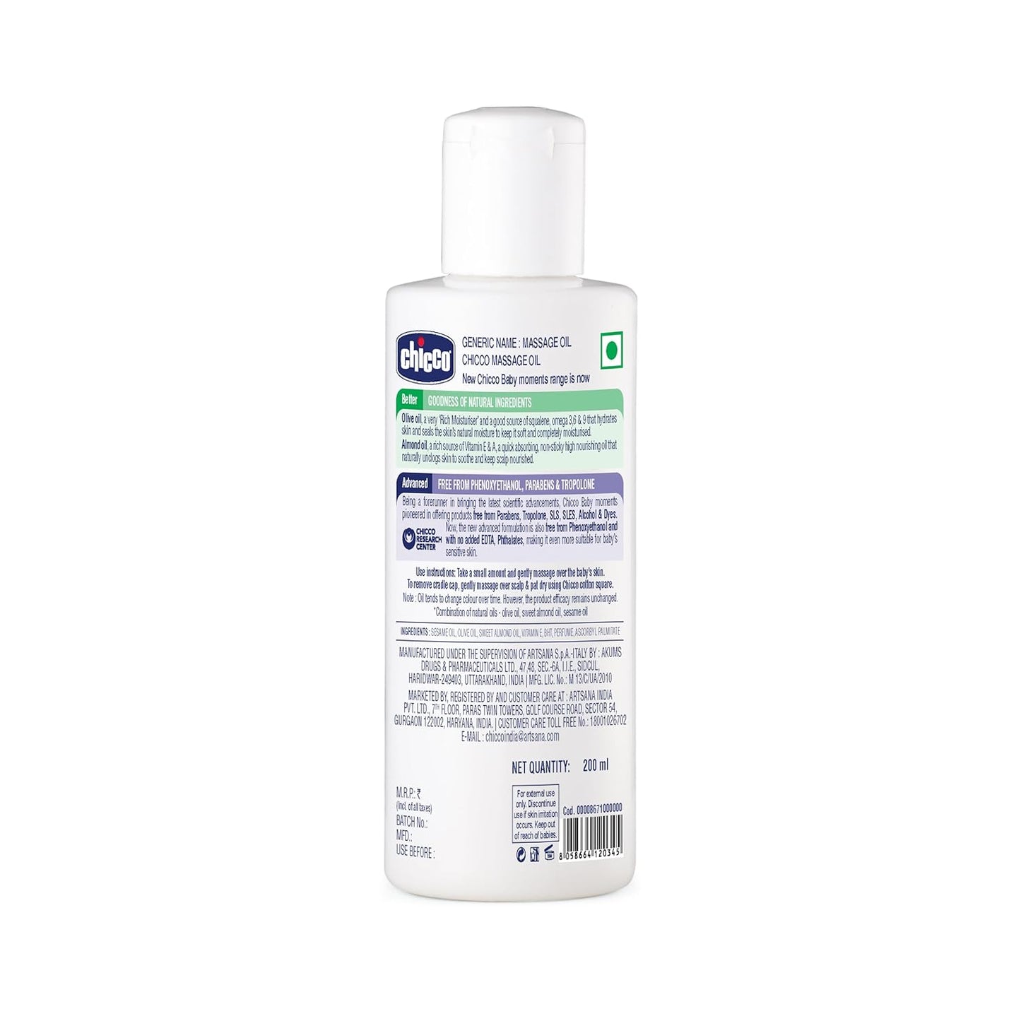 Chicco Baby Massage Oil
