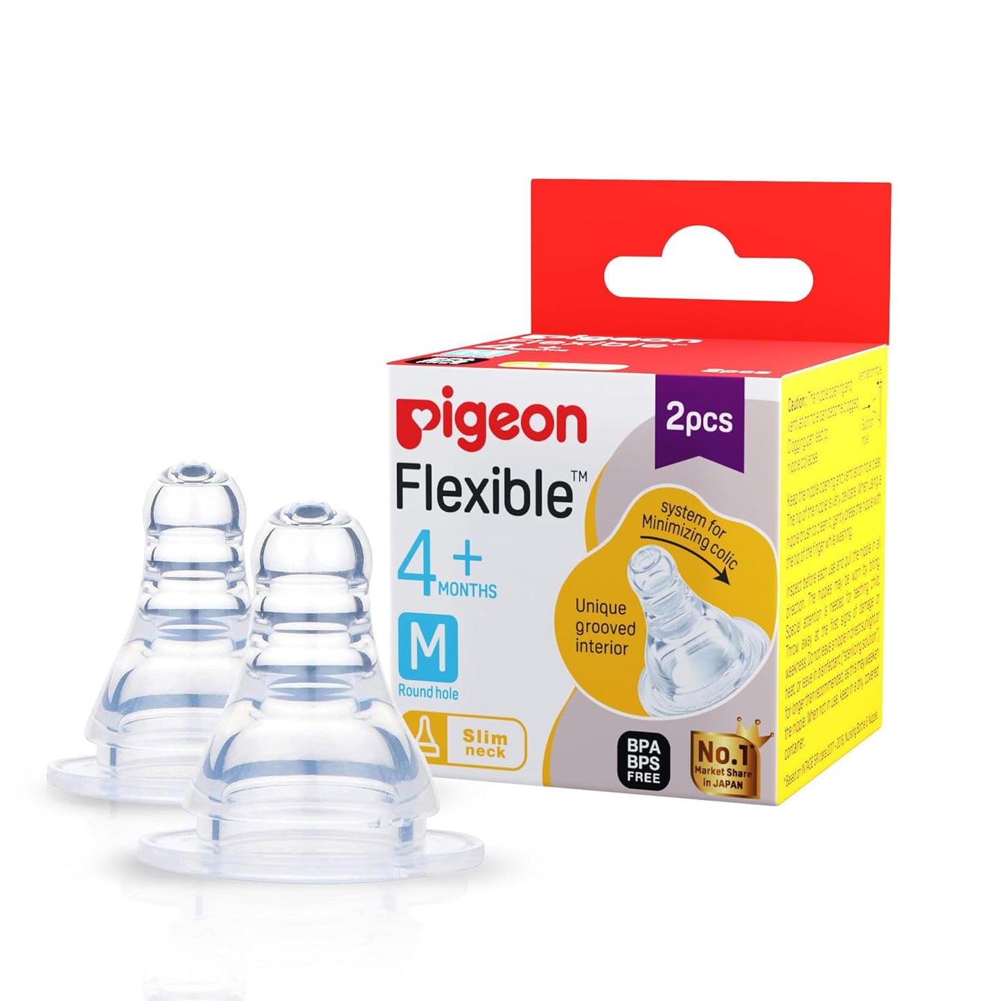 Pigeon Flexible Nipple 4m+