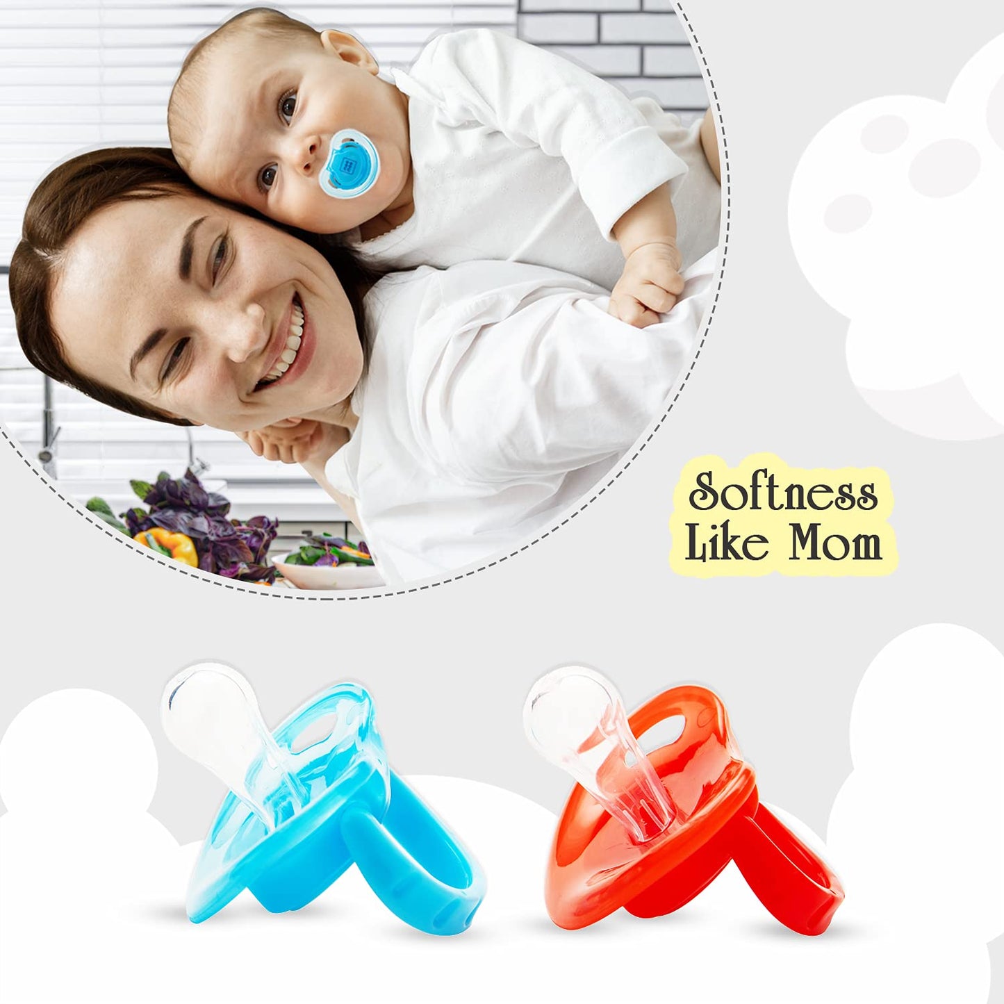 Mee Mee Soft Nipple Baby Pacifier