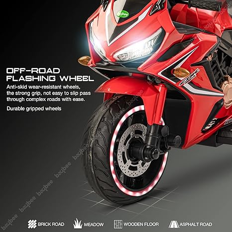 CBR Battery Operated Bike for 2-6 Years