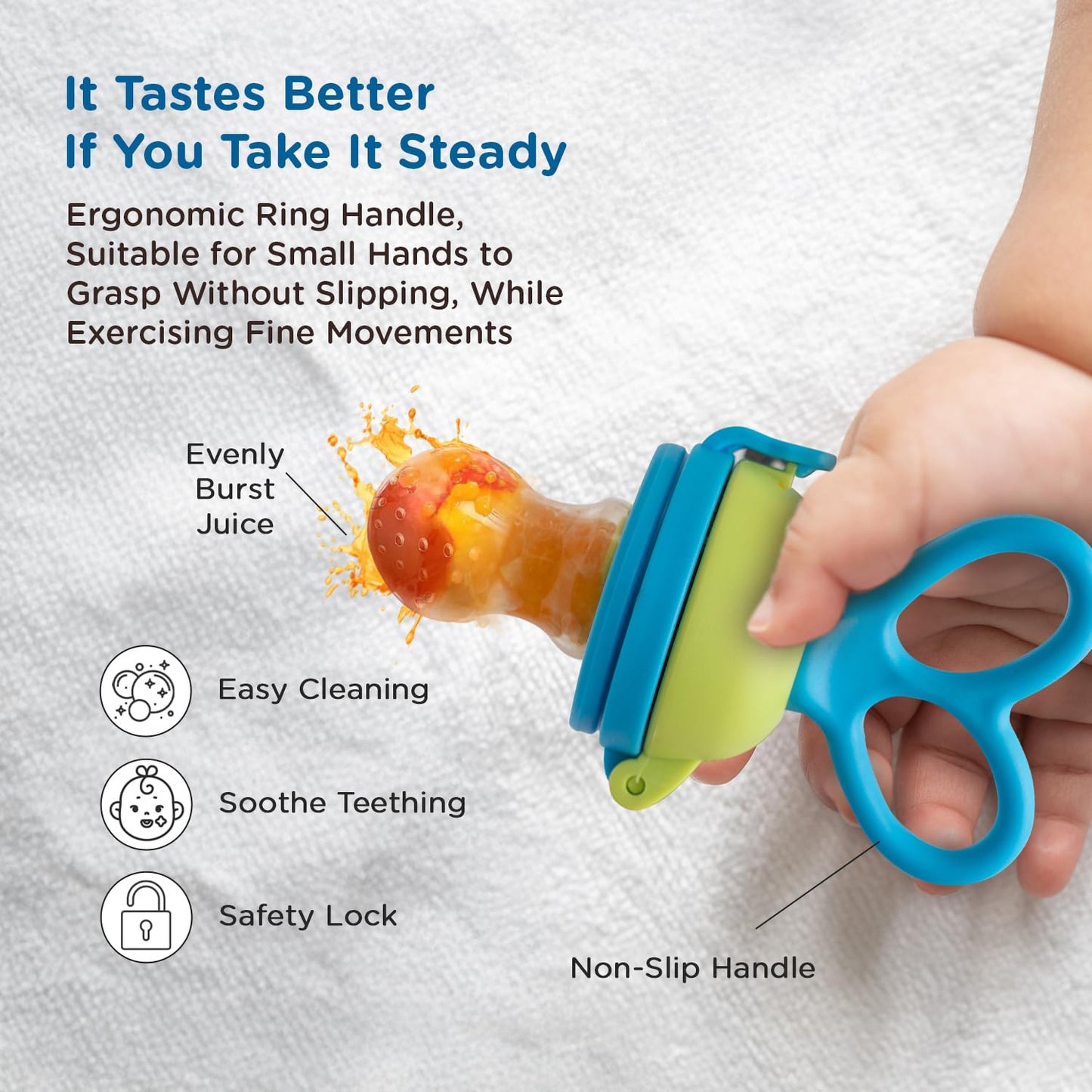 Mee Mee Fruit & Food Nutritional Feeder With Silicone Sack