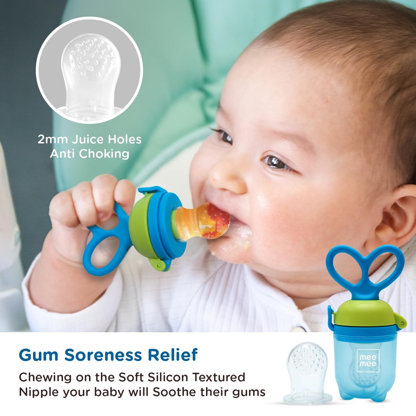 Mee Mee Fruit & Food Nutritional Feeder With Silicone Sack